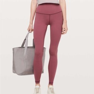 Lululemon Align Pants 28” Misty Merlot